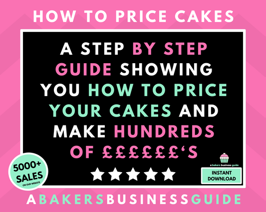 A STEP-BY-STEP GUIDE SHOWING YOU HOW TO PRICE YOUR CAKES AND MAKE HUNDREDS OF ££££££££'S